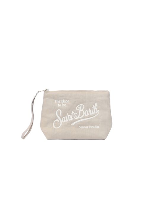 Pochette Aline Soft Line in lino Beige Mc2 Saint Barth | ALI005101278L